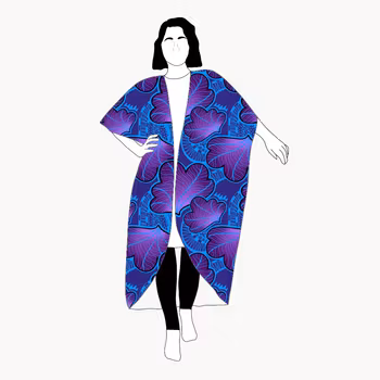 Funky leaf blue/purple Zannas special