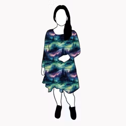 Northern lights  Flow Dress