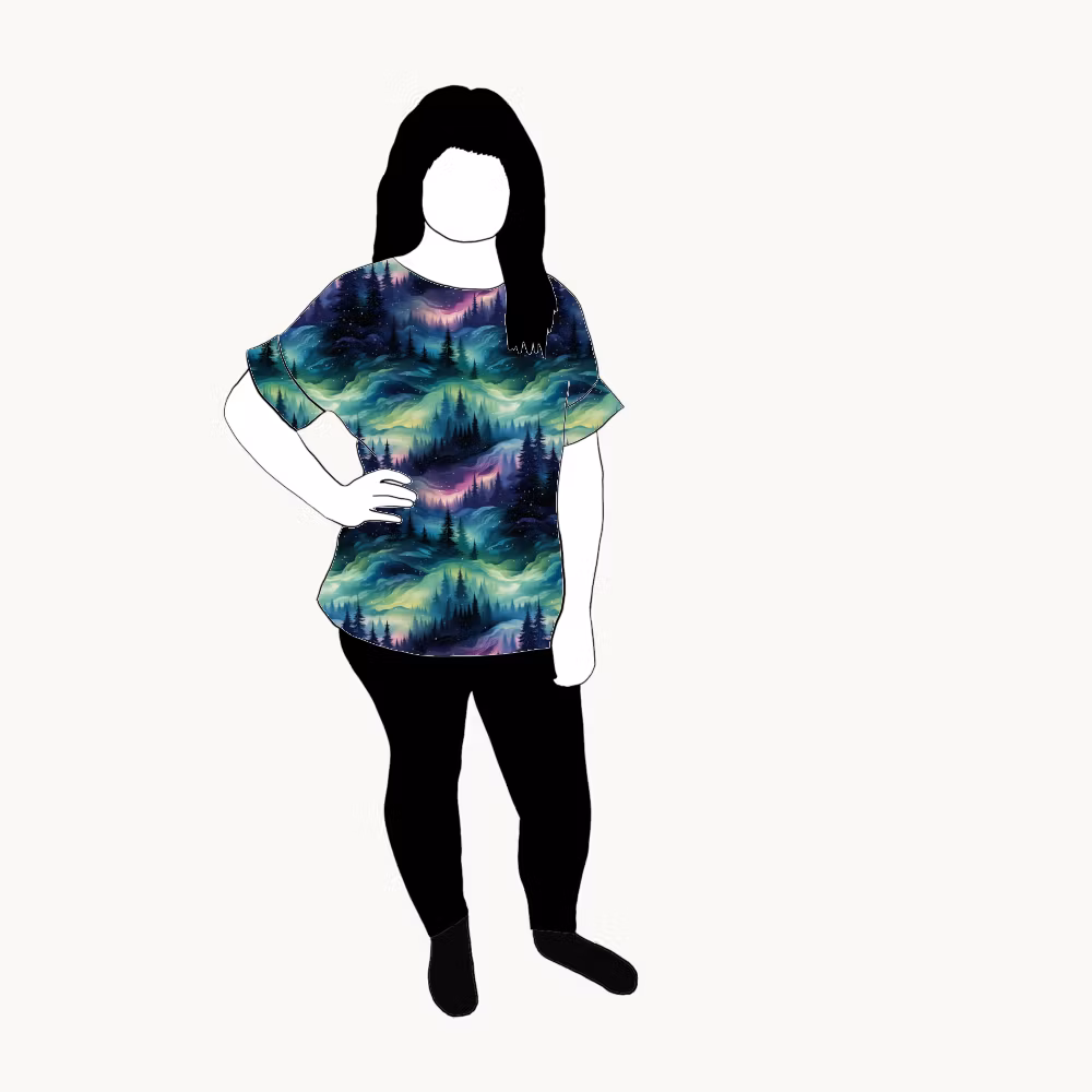 Northern lights Oversized T-shirt