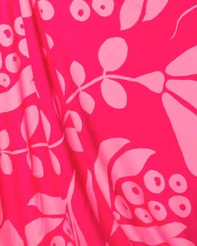 Infinity scarf 100% merinoull Berries hot pink