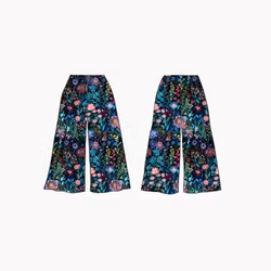 Embroidery Wrap pants