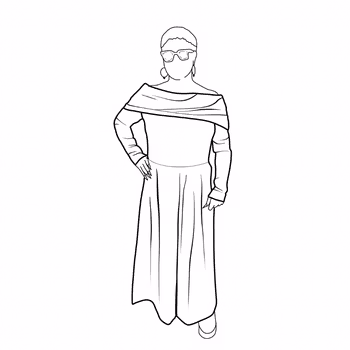 Palazzo Jumpsuit valfritt tyg