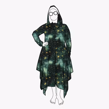 Cozy dress Green Forest - Designa din egen klänning