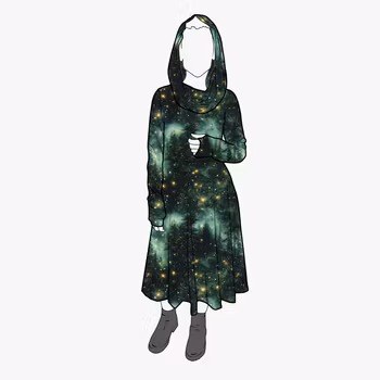 Cozy dress Green Forest - Designa din egen klänning