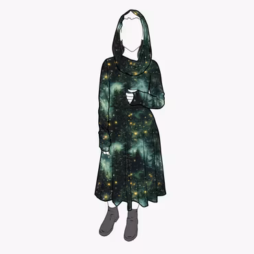 Cozy dress Green Forest - Designa din egen klänning