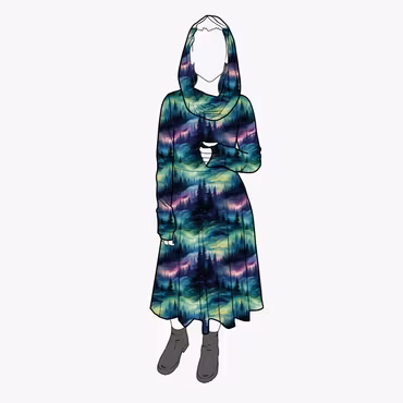 Cozy dress Northern Lights - Designa din egen klänning