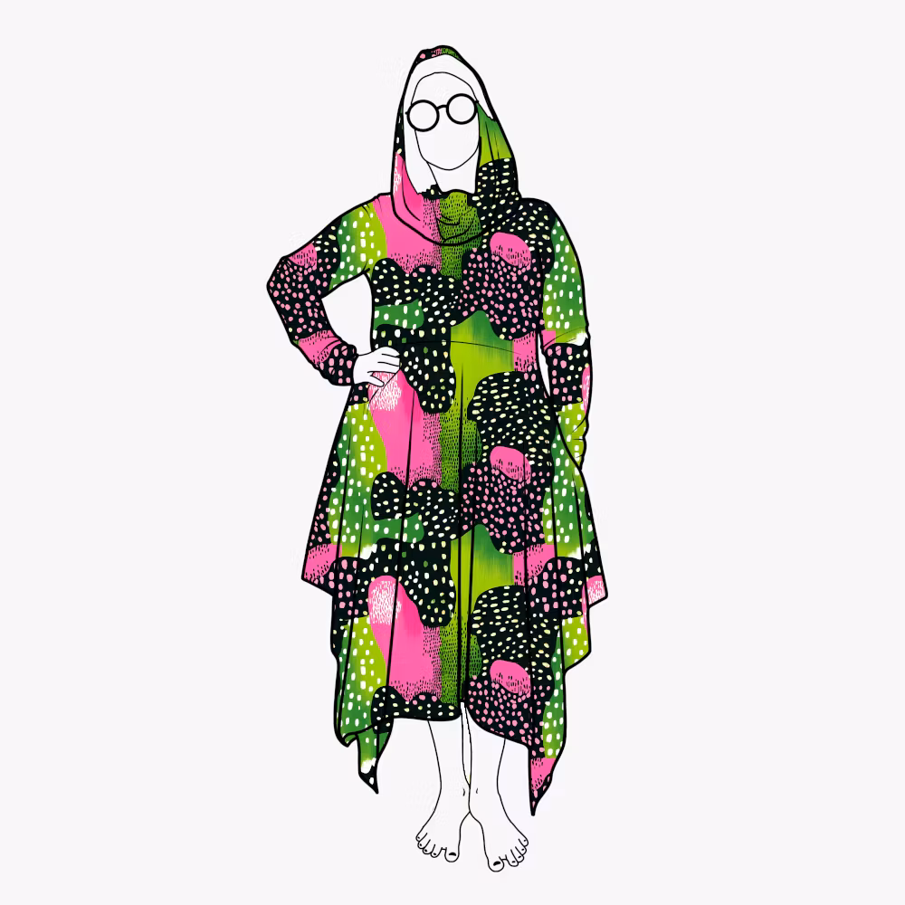 Cozy dress Vattenmelon - Designa din egen klänning