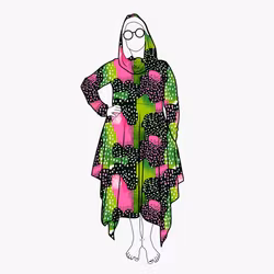 Cozy dress Vattenmelon - Designa din egen klänning