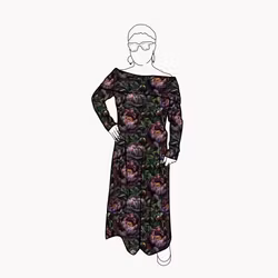 Palazzo Jumpsuit - Peony night