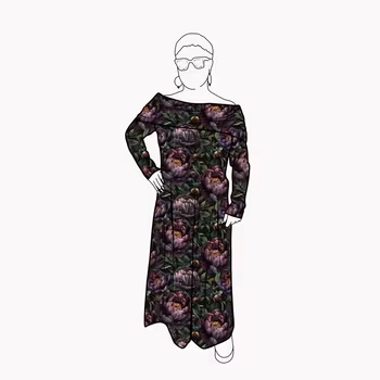 Palazzo Jumpsuit - Peony night