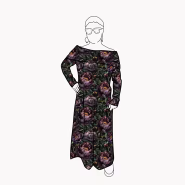 Palazzo Jumpsuit - Peony night