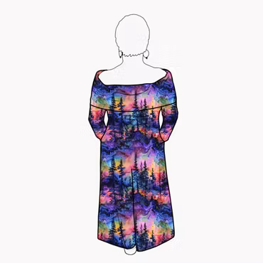 Palazzo Jumpsuit - Rainbow forest