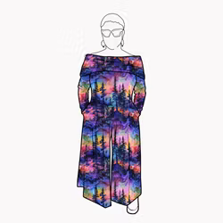 Palazzo Jumpsuit - Rainbow forest