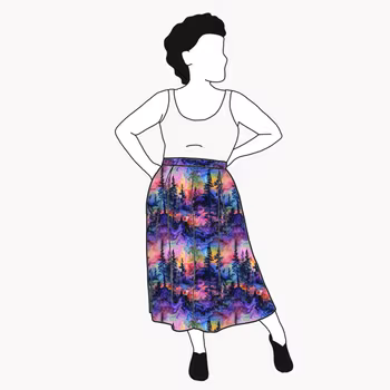 Rainbow forest Culottes (långa & 3/4 långa)