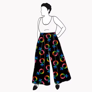 Groovy femme Culottes (långa & 3/4 långa)