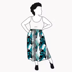 Fluid Teal Culottes (långa & 3/4 långa)