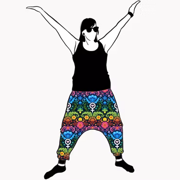 Feministkurbits Haremsbyxor