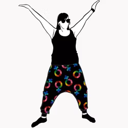 Groovy femme Haremsbyxor