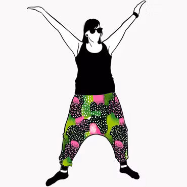 Vattenmelon Haremsbyxor