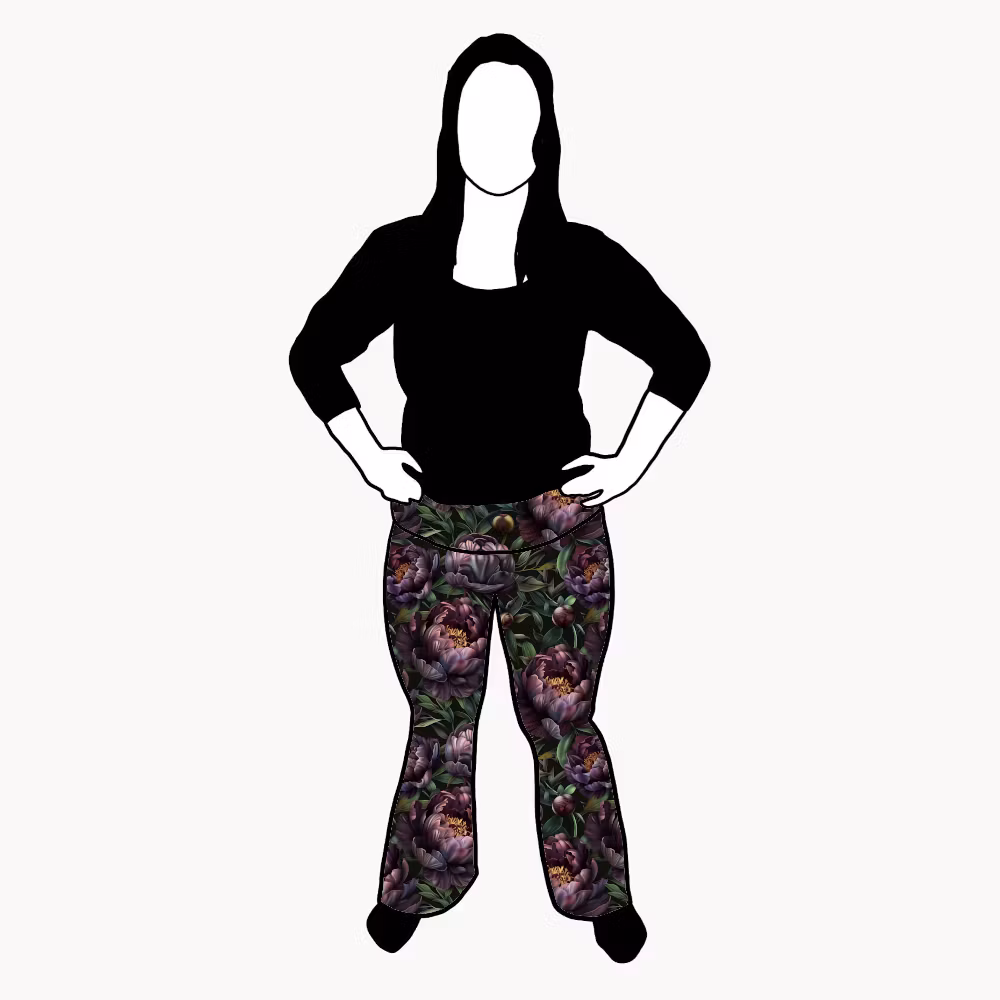 Peony night Jazzbyxa