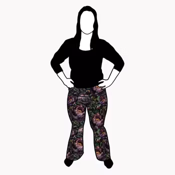 Peony night Jazzbyxa