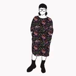 Peony night Boxtunika