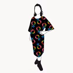 Groovy femme Kimono Dress