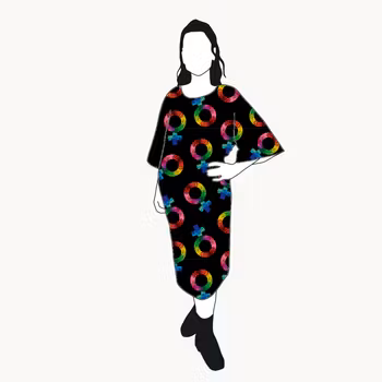 Groovy femme Kimono Dress