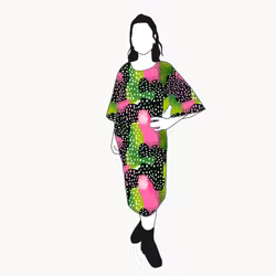 Vattenmelon Kimono Dress