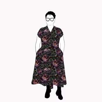 Peony night Omlotten klänning