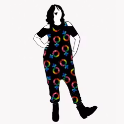 Groovy femme Jumpsuit (alla ärmlängder)