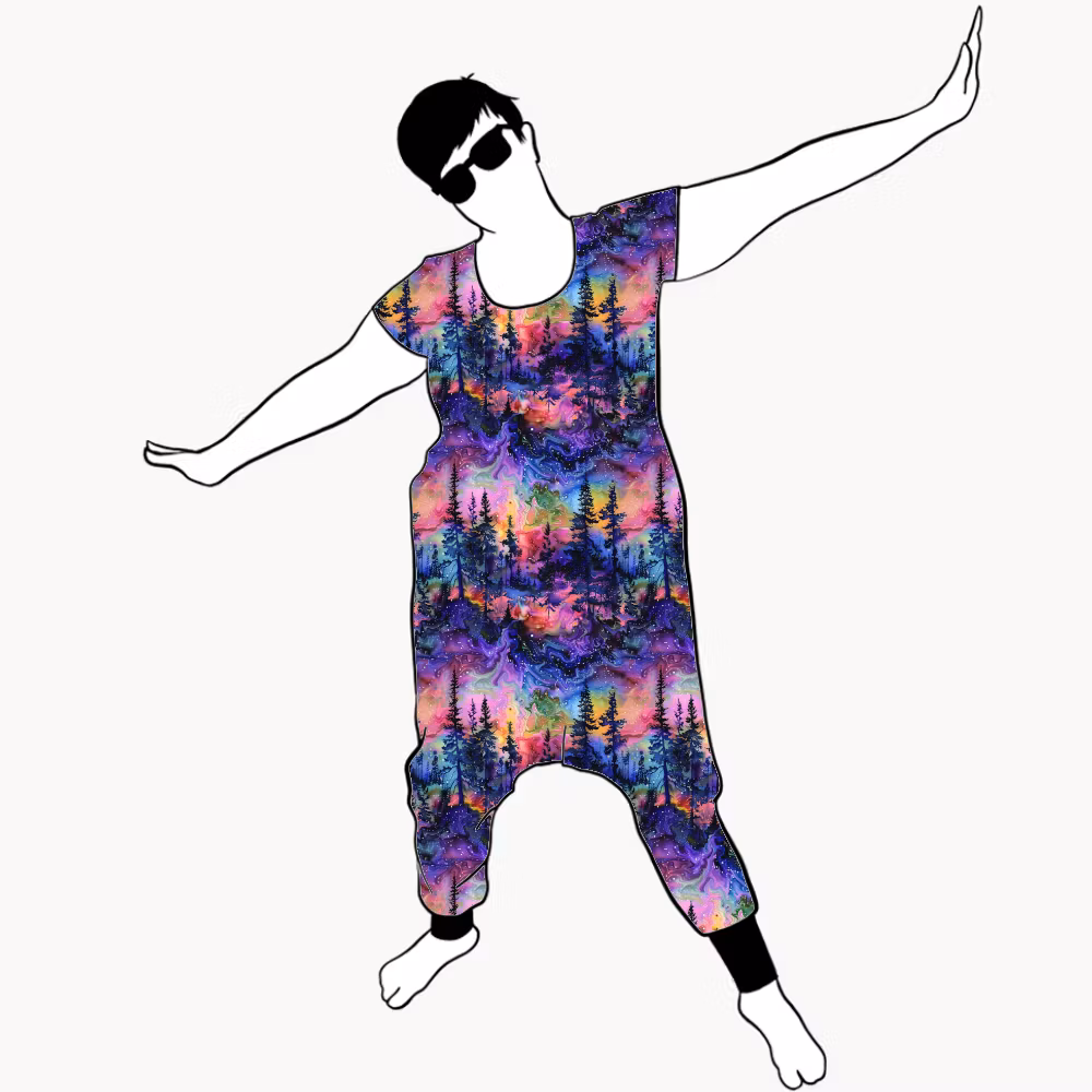 Rainbow forest Jumpsuit (alla ärmlängder)