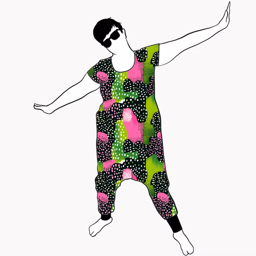 Vattenmelon Jumpsuit (alla ärmlängder)