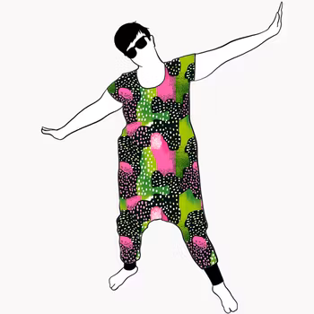 Vattenmelon Jumpsuit (alla ärmlängder)