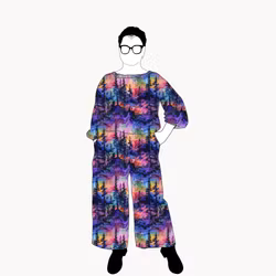 Rainbow forest All in one suit