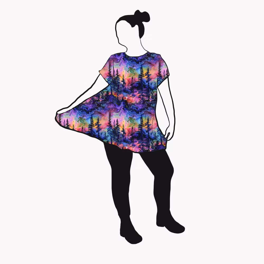 Rainbow forest Tunika