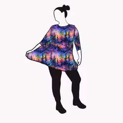 Rainbow forest Tunika