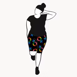 Groovy femme Cykelbyxa