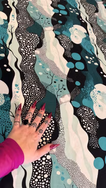 Cozy dress Fluid Teal - Designa din egen klänning