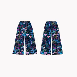 Neon Garden Wrap pants