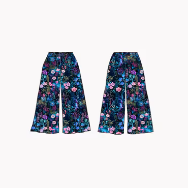 Neon Garden Wrap pants