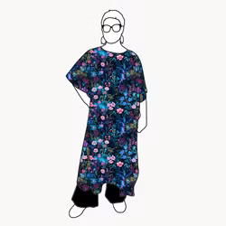 Neon Garden Relaxed Dress