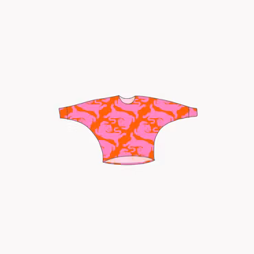 Panter Pink/Orange Batmantröja