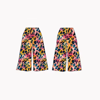 Vibrant leo Wrap pants