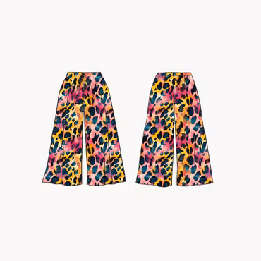 Vibrant leo Wrap pants