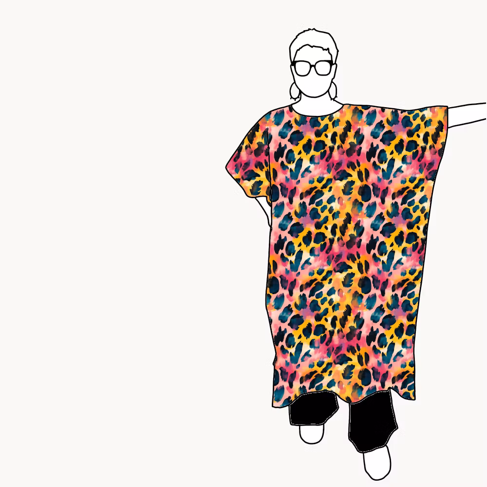 Vibrant leo Relaxed Dress