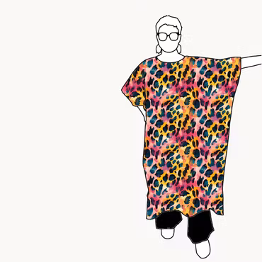 Vibrant leo Relaxed Dress