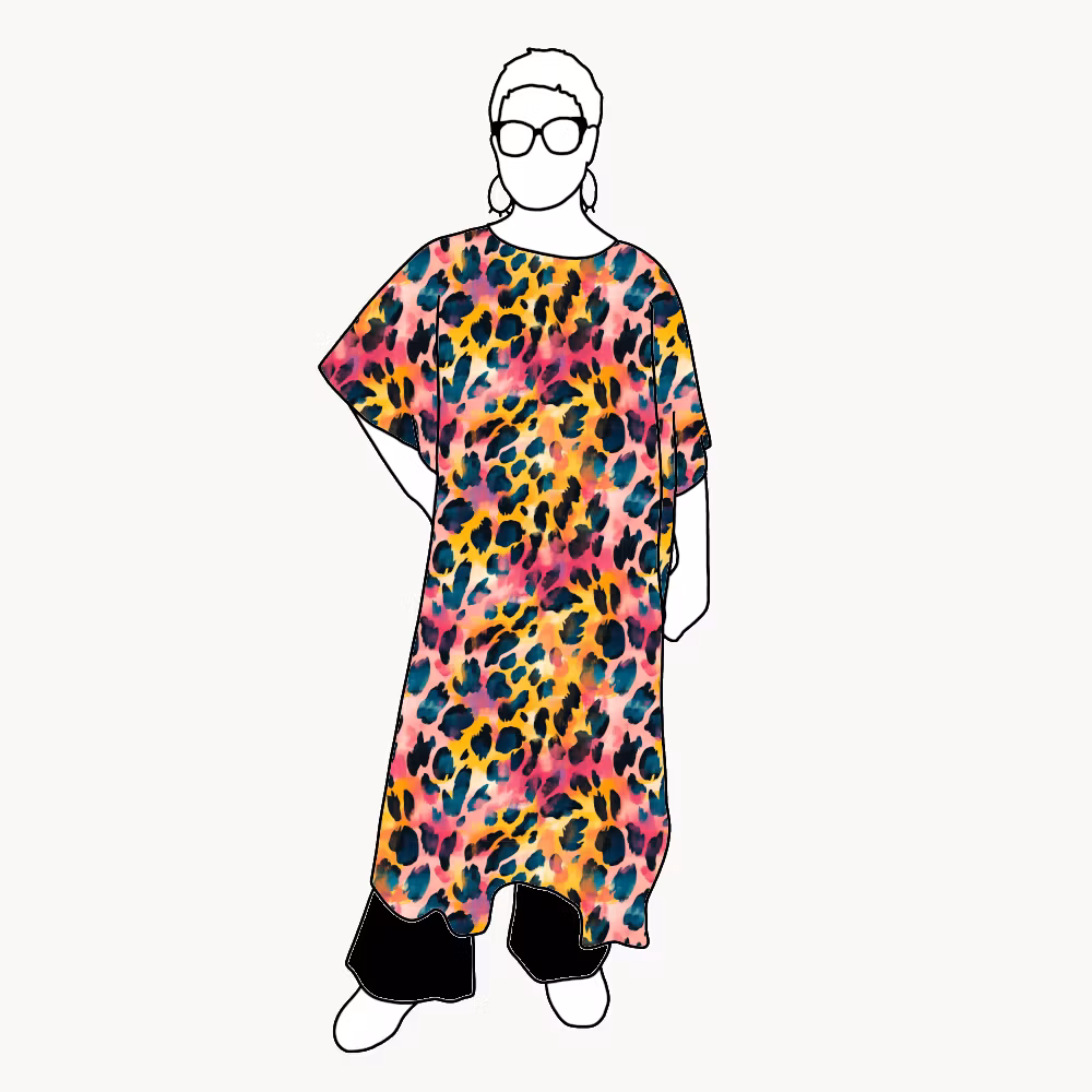 Vibrant leo Relaxed Dress