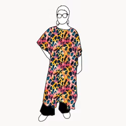 Vibrant leo Relaxed Dress