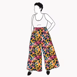 Vibrant leo Culottes (långa & 3/4 långa)
